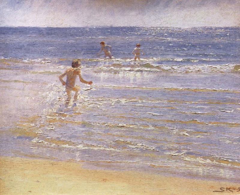 Peder Severin Kroyer Barthing Children